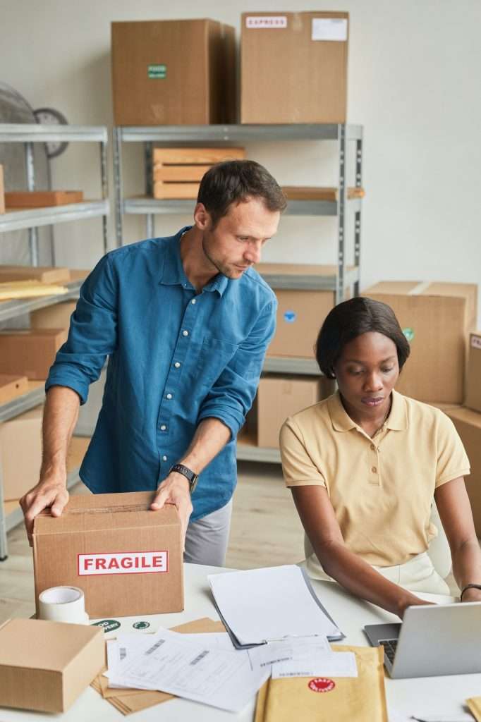 People Shipping Small Business Orders